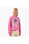 Graphic Print Sweatshirt with Long Sleeves