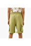 Solid Shorts with Pockets and Drawstring Closure - 3