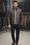 Real Men's Brown Genuine Leather Coat - 2