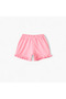 Solid Shorts with Ruffle Hem