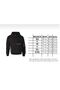 Men's Black Hooded Back Printed Sweatshirt Autumn Winter Season - 3