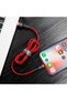 Cablu USB Lightning Cafule 2A 3m Roșu - 8