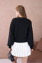 Women's Crew Neck Button Detailed Knitwear Cardigan - 5