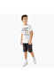 Solid Cargo Shorts with Drawstring Closure - 2