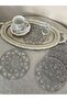 Set of 6 Stylish Coffee Side Presentation Guipure Tulle Napkins - 4