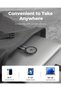 Portable Laptop Stand for Desk & Travel, Magnetic Phone Holder Tripod - 4