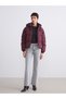 Hooded Women's Puffer Coat - 2