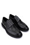 Men's Genuine Leather Black Casual Shoes - 2