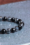 Faceted Black Tourmaline & Hematite Bracelet - 5
