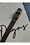 Keep Patterned Women's Gold Buckle Belt Jacket Belt Dress Belt Trouser Belt - 3