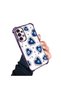 Samsung Galaxy A13 4g Compatible Transparent Silicone Flutter Protective Case Evil Eye Pattern - 3