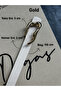 Keep Patterned Women's Gold Buckle Belt Jacket Belt Dress Belt Trouser Belt - 4