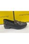 Daily Genuine Leather Low Heel Black Faber Black Crocodile Shoes