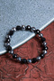 Faceted Black Tourmaline & Hematite Bracelet - 3