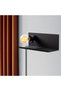 Minimal Furred Black Metal Sconce E27 Wall Lighting 40X15X15 cm Bedroom and Living Room - 5