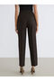 Carrot Fit Women's Pleated Pants - 4