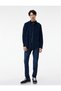 Regular Fit Classic Collar Buttoned Cotton Long Sleeve Velvet Shirt - 2