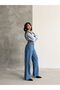 Blue Full-Fit High Waist Loose Legs - 7