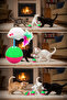 7-Piece Interactive Cat Toy Set - Hacıyatmaz Toy, Moving Mouse Toy, Plush Sound Mouse, Bell Ball, Sponge Rainbow Ball - 4
