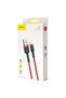 Lightning Cafule Cable 2A, 3m Red/ Black