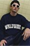 Men's Relaxed Fit Premium Knitwear Sweater Navy Blue - 3