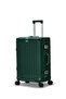Hard Shell Aluminum Framed 20 Inch (7-10kg) Luggage, USB Charging Port, Bottle Holder