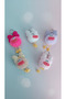 Cute Plush Bow Keychain Charm – Colorful Soft Bag & Key Accessory (Mixed Shipping)