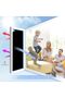 Frosted Window Film Static Cling Privacy UV Heat Control 40x100cm - 3