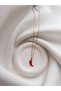 Steel Chain Red Pepper Necklace - Red Pepper Themed Necklace - Steel Chain Necklace - 7