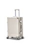Hard Shell Aluminum Framed 20 Inch (7-10kg) Luggage, USB Charging Port, Bottle Holder