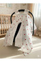 Single Layer Muslin Stroller Cover Made of 100% Cotton Muslin Fabric - 2