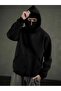 Snow Masked Ninja Unisex Sweatshirt Cardigan 2Strands Thick Fleece - 6