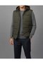 Italian Style S Slim Fit K Hooded Quilted Men's down Vest Green T14724 - 3