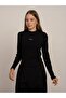Girl's Half Turtleneck Corded Fabric Blouse - 6