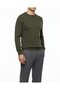 Italian Style S Slim Fit Crew Neck Knitwear Sweater Khaki T14499 - 3