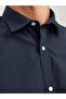 Men's Shirt, Cotton Blend, Slim Fit, Dark Navy - 3