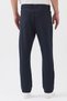 Men's Dark Navy Gabardine Cotton Regular Fit Comfortable Cut Trousers Art-006 - 2
