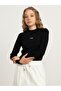 Girl's Half Turtleneck Corded Fabric Blouse - 4