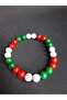 Natural Howlite Stone New Year's Luck Bracelet Unisex - 3