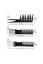 10 Pieces Professional Hairdressing Kit Barber Hairdresser Comb Set with Bag - 8