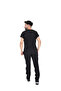 D/115 Gray Bat-Sleeve Unisex Doctor Nurse Student Lycra Fabric Scrubs Set - 5