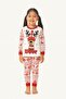 New Year Christmas Concept Deer Themed Pajamas Children's Set - 4