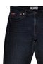 Ricky Men's High Rise Straight Comfortable Cut High Waist Straight Leg Jeans Blue-Black - 2