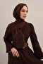 Lyocell Shawl - Match Pattern - Aly3-10 - Bitter Brown - 4