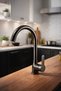 Smoked Kitchen Faucet Smoked Gray Sink Fixture Brass Material 5 Years Warranty Special Color