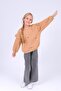 Girl's Ruffle Detailed Floral Embroidered Sweatshirt - Toprak Fleece-Lined O Oversized - 2