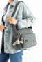 Klinkır Women's Messenger Shoulder Bag Multi-Pocket Crossbody Rain-Resistant Lightweight Fabric 30*23 cm