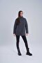 Women's Smoked Mock Neck Zippered Fleece Jacket - 3