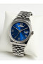 Premium Dark Blue Dial, Stylish with Double Calendar, Steel Strap Men's Watch. - 2