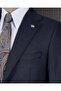 Italian Style S Slim Fit Men's Jacket Pants Combination Suit Navy Blue T14673 - 3